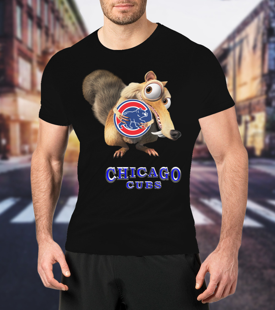 Chicago Cubs Scrat Logo T-Shirt