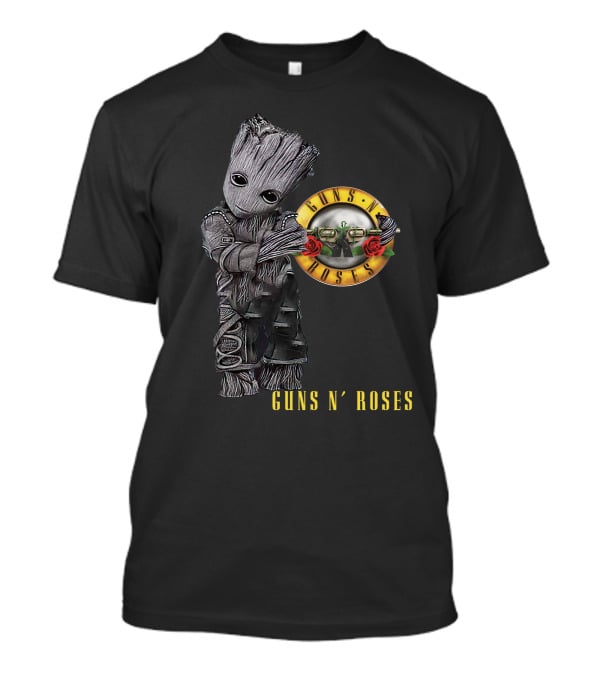 Guns N' Roses Groot Mashup T-Shirt