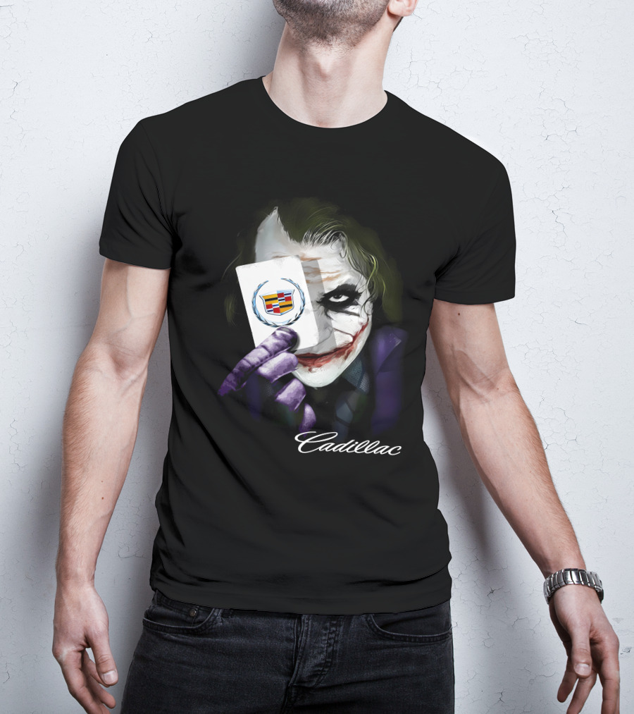 Cadillac Joker Playing Card T-Shirt