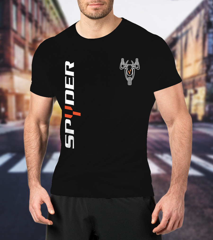 Spyder Logo With Stylized Spider T-Shirt
