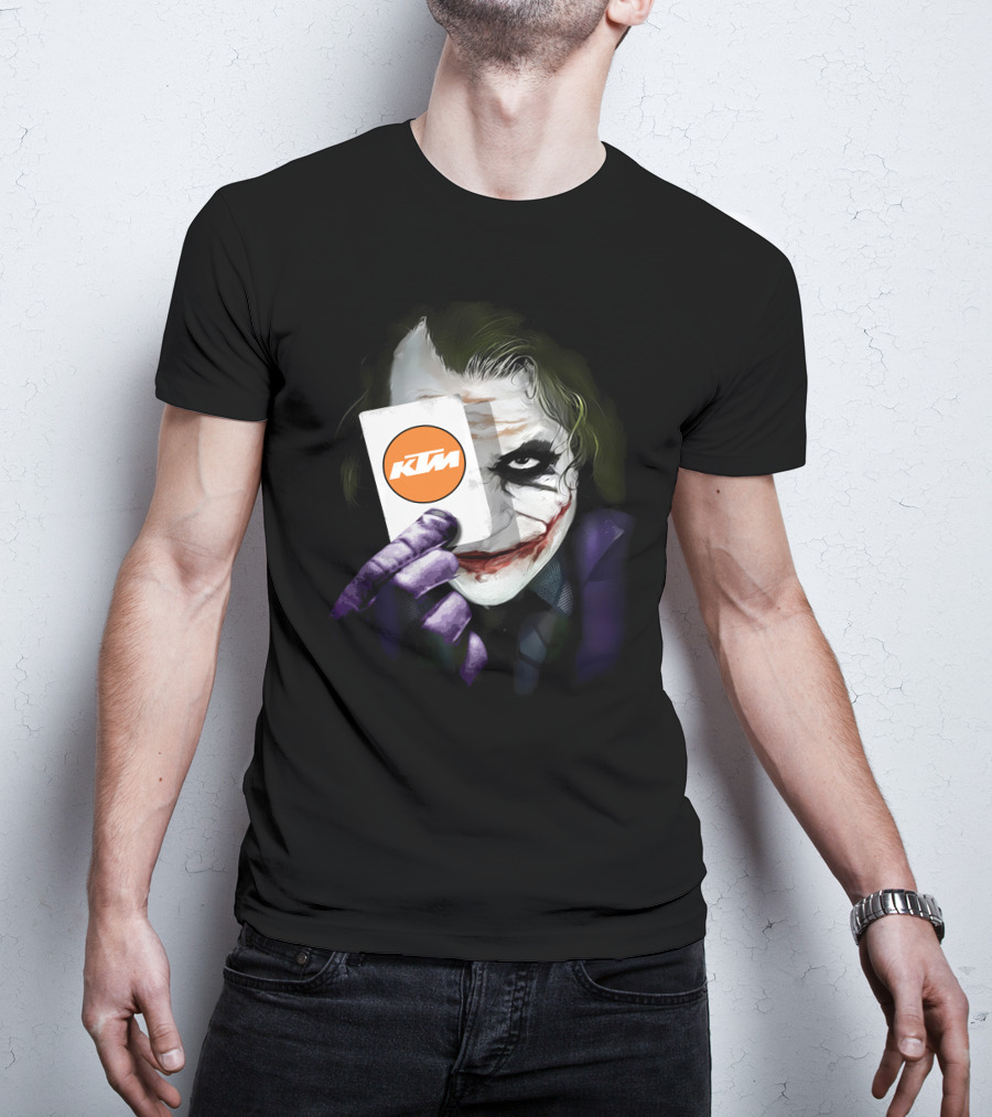 Ktm Joker Playing Card Face Paint T-Shirt