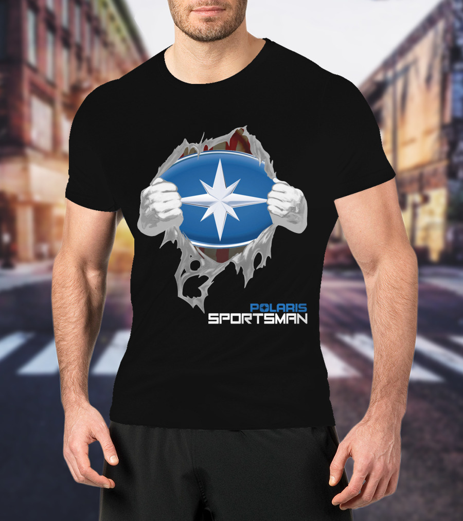 Polaris Sportsman Star Emblem Exposed T-Shirt