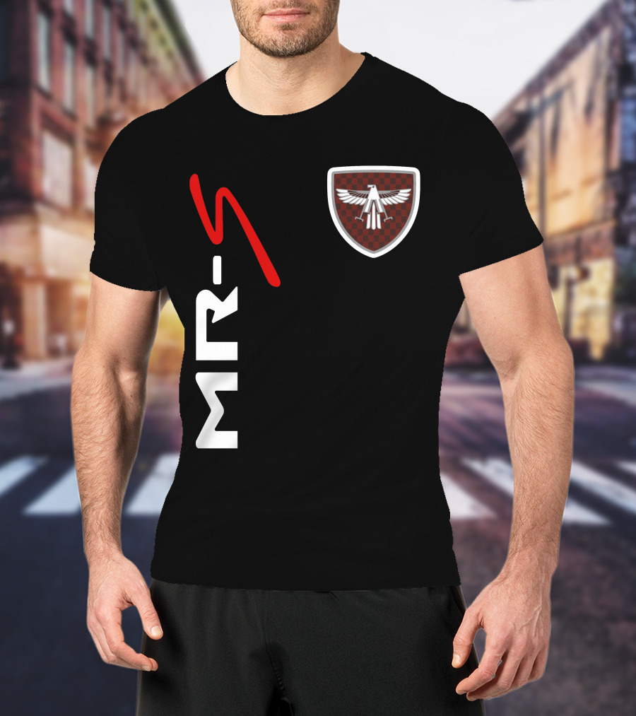Mr-S Toyota Racing Logo With Red Stylized Text And Eagle Badge T-Shirt