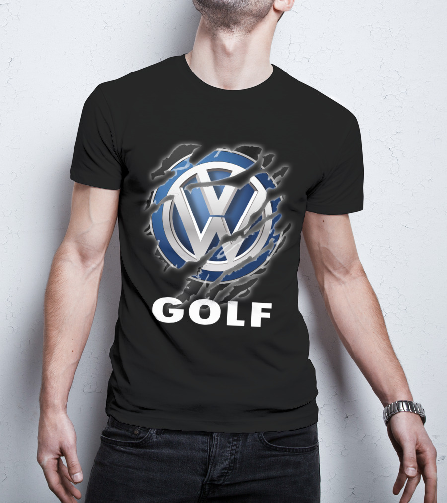 Volkswagen Golf Logo With Claw Marks T-Shirt