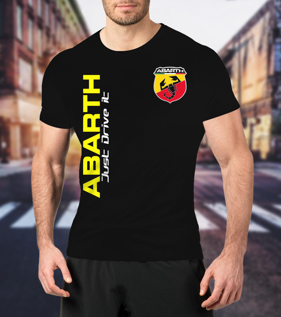 Abarth Just Drive It Scorpion Shield T-Shirt