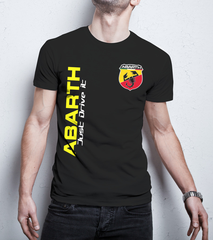 Abarth Just Drive It Scorpion Shield T-Shirt