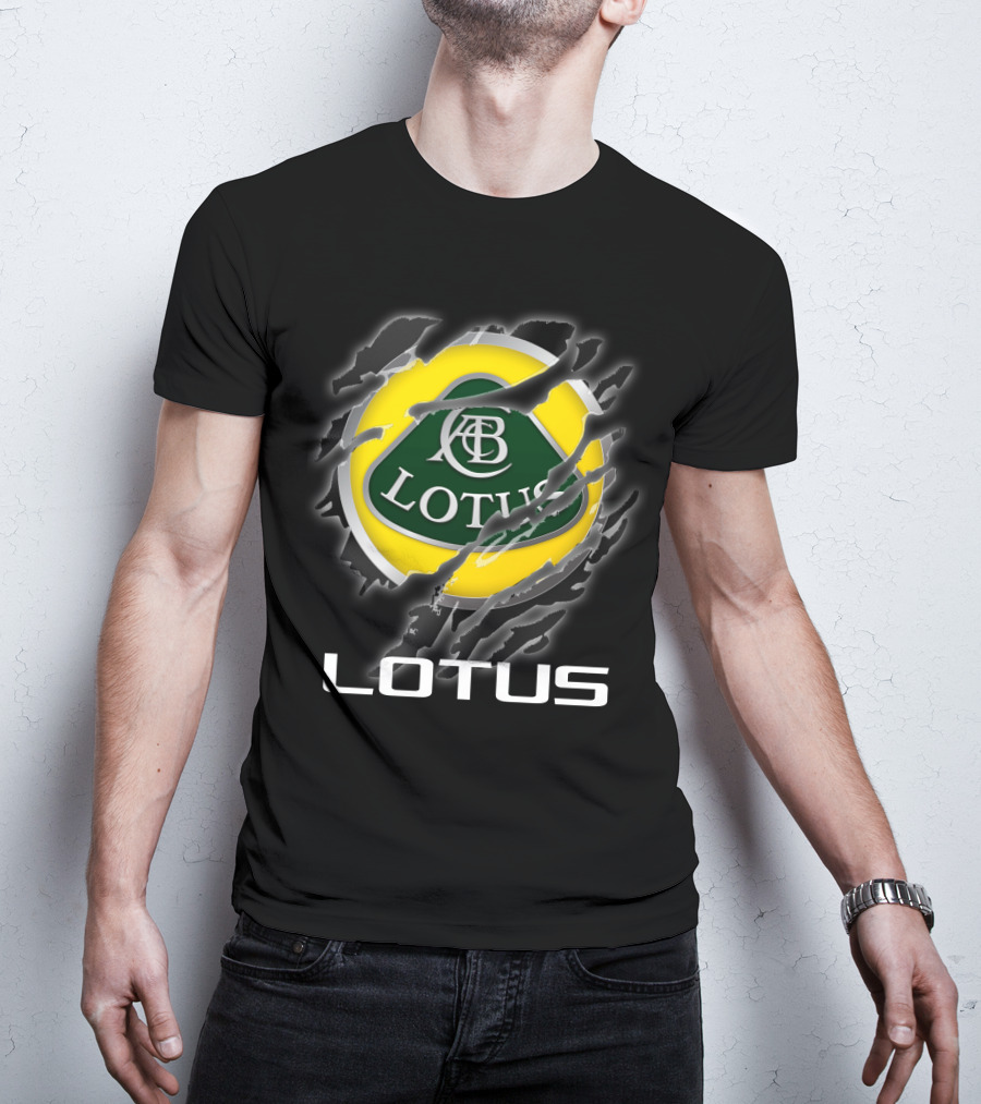 Lotus Abc Emblem Ripped Claw T-Shirt