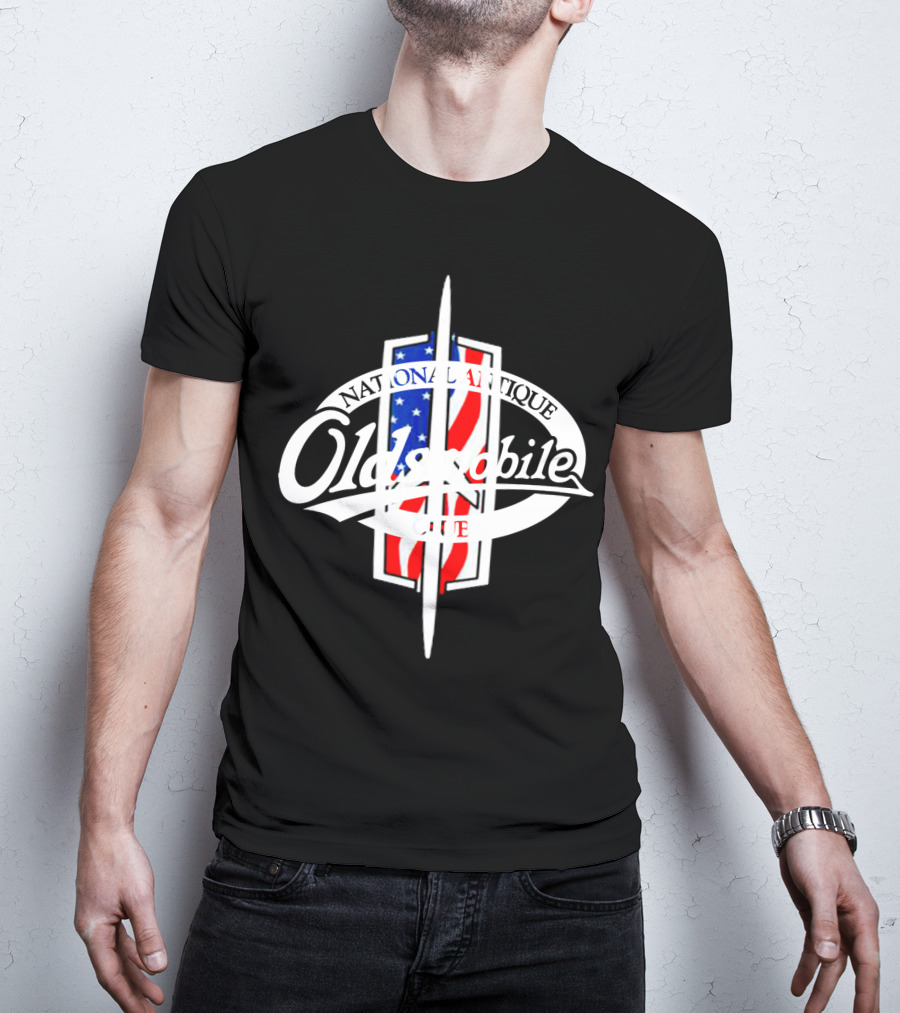 Oldsmobile National Antique Club American Flag T-Shirt