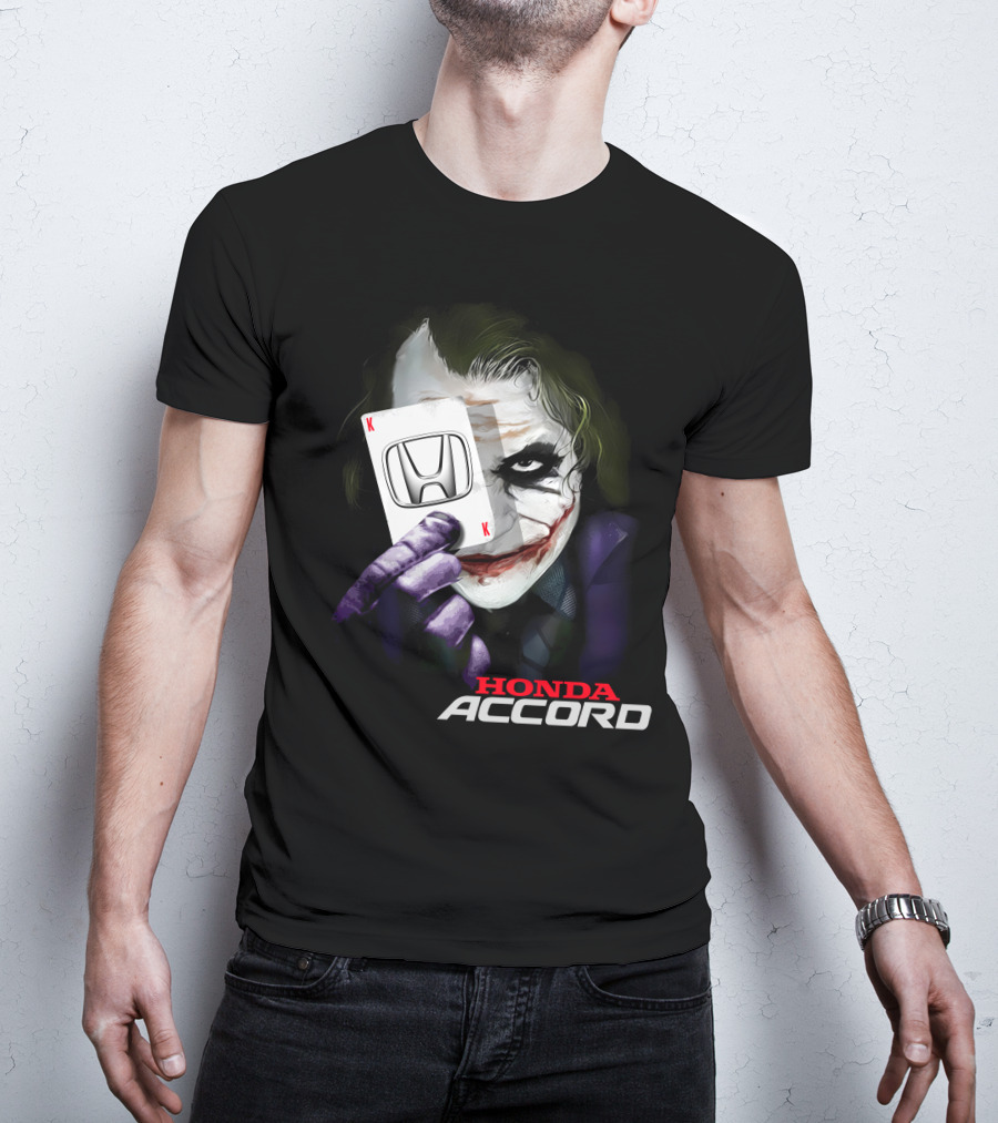 Honda Accord Joker Playing Card T-Shirt