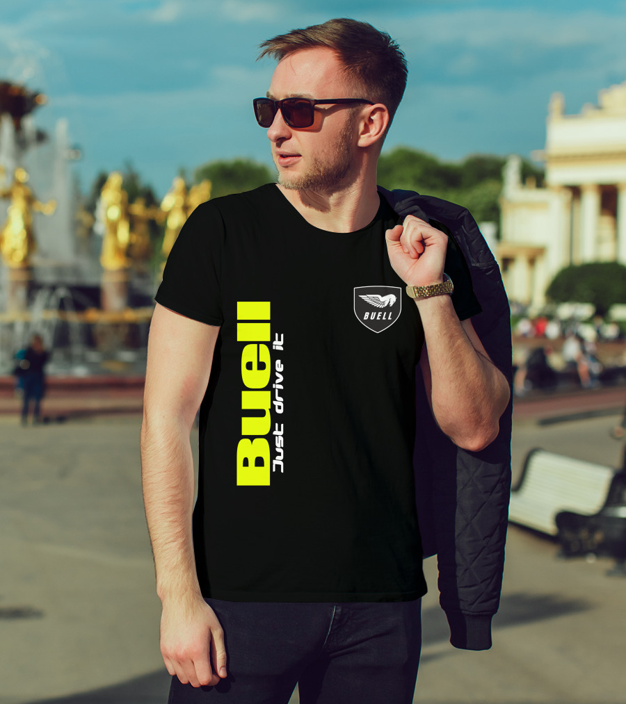 Buell Just Drive It Wing T-Shirt