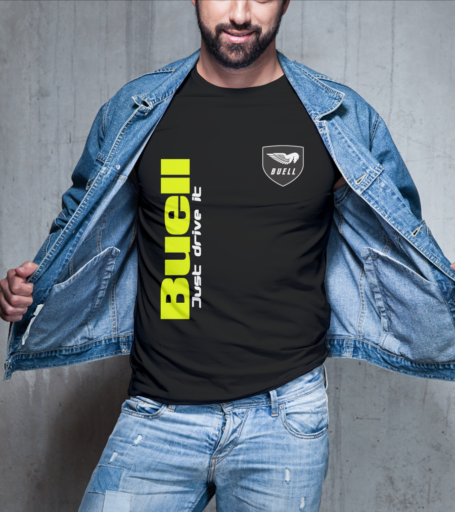 Buell Just Drive It Wing T-Shirt
