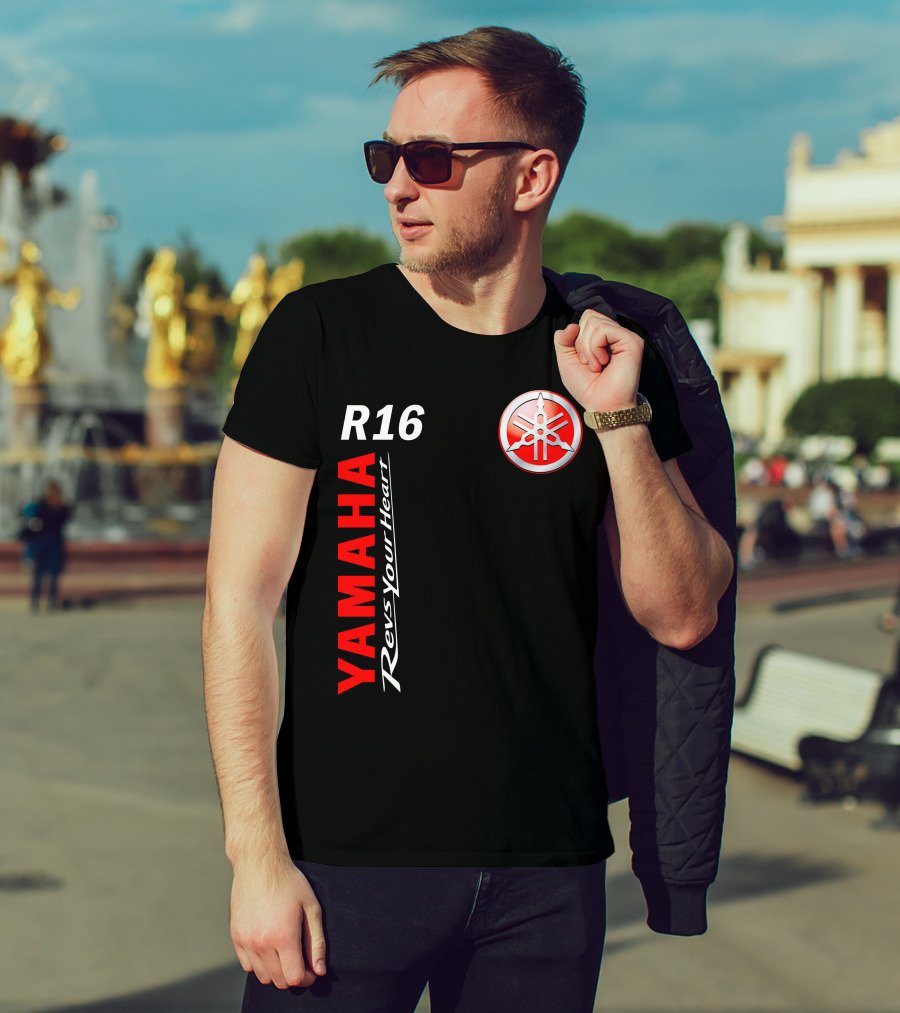 Yamaha R16 Revs Your Heart T-Shirt