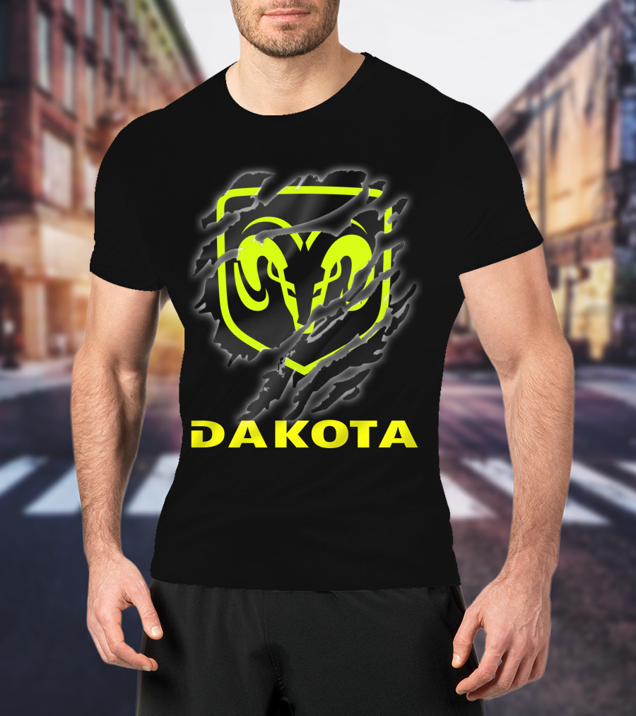 Dakota Ram Logo Claw Marks T-Shirt