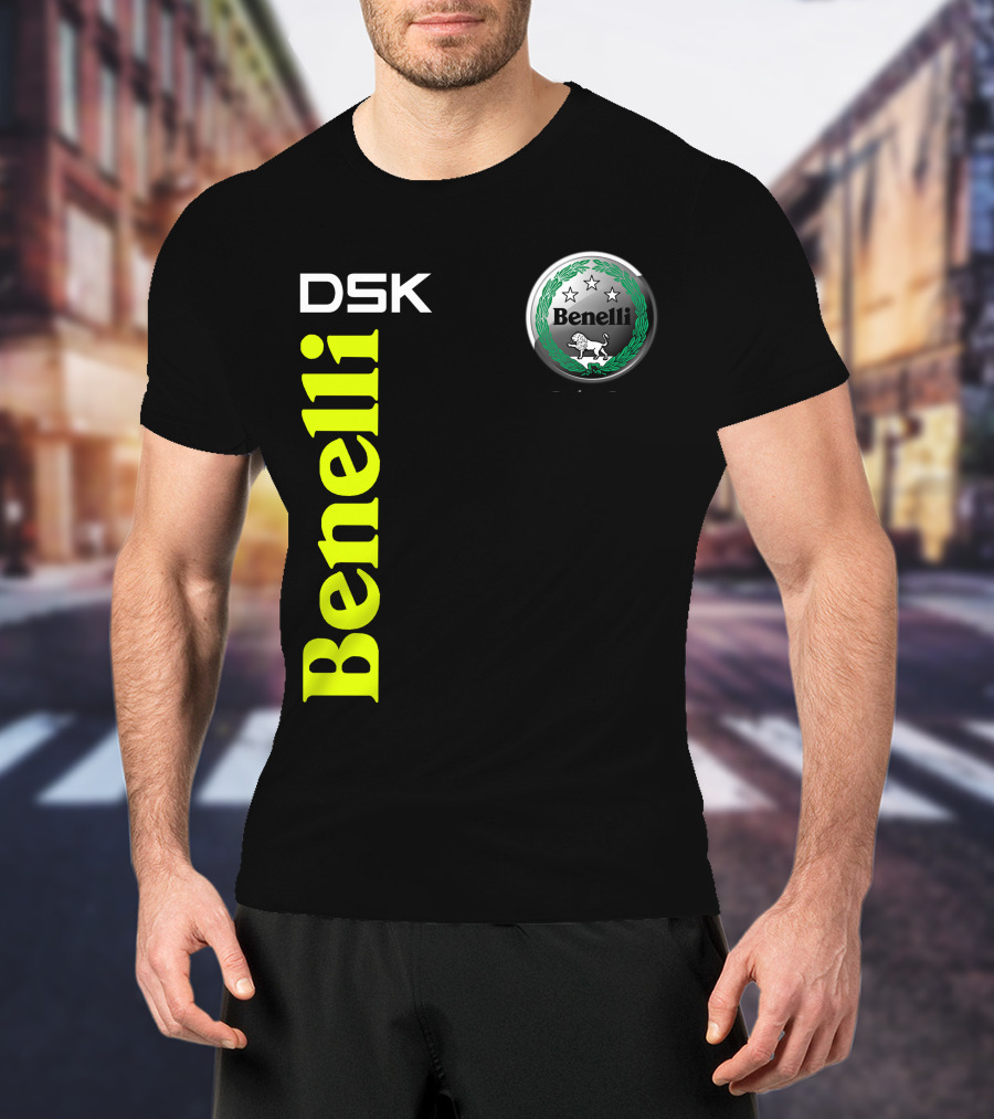 Benelli Dsk Logo With Emblem And Stars T-Shirt