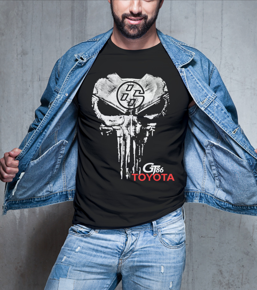Gt86 Toyota Punisher Skull T-Shirt