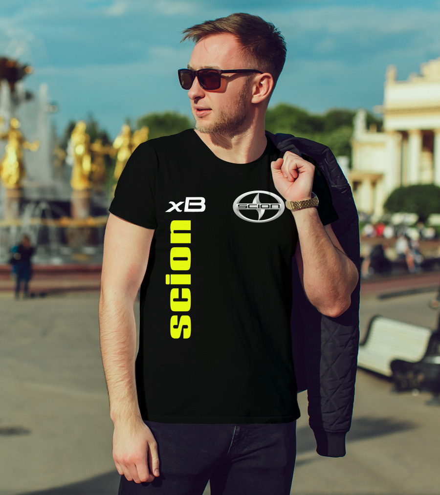 Scion Xb Logo Vertical And Horizontal T-Shirt