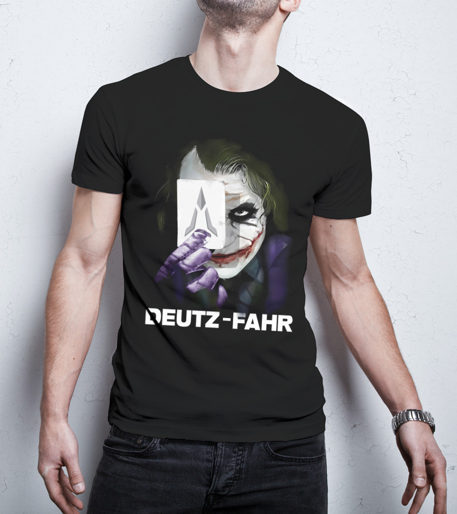 Deutz-Fahr Joker Card Dark Knight Style T-Shirt