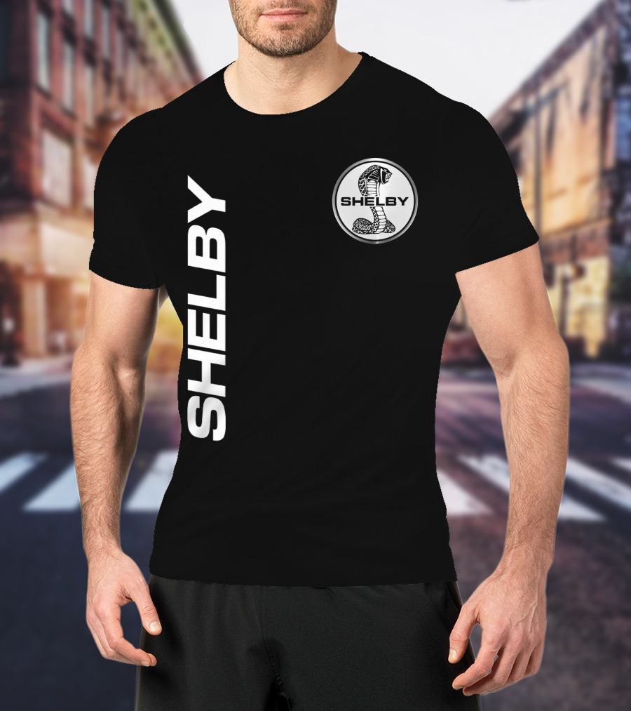 Shelby Cobra Logo Vertical T-Shirt