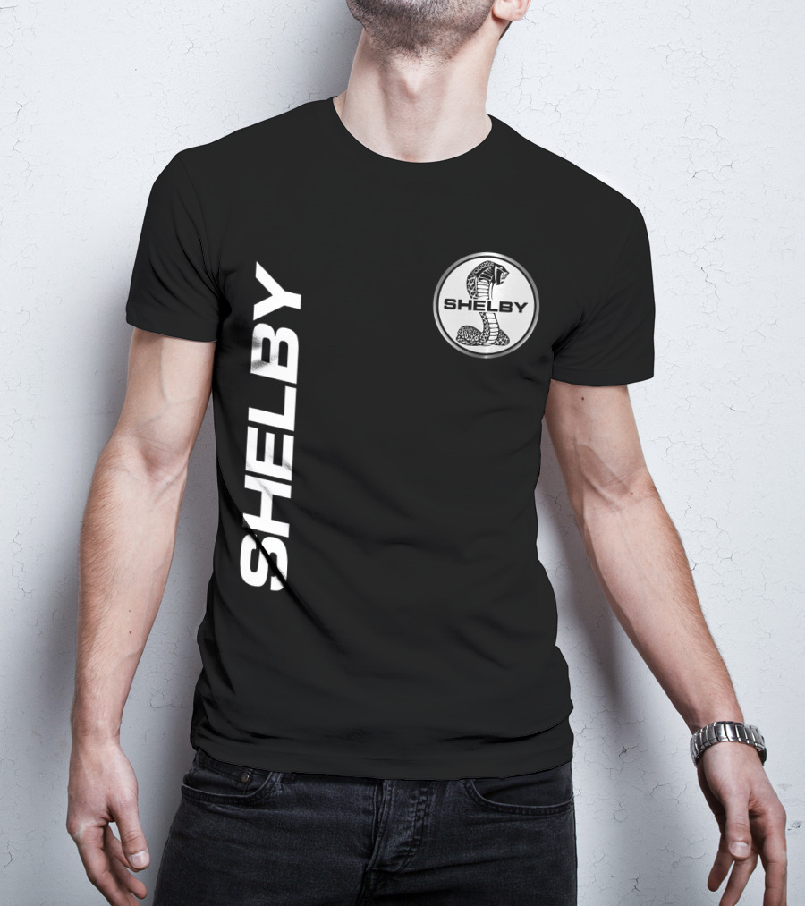 Shelby Cobra Logo Vertical T-Shirt