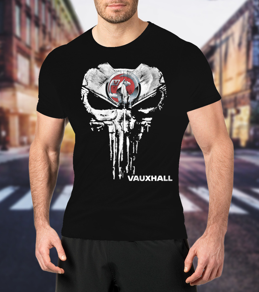 Vauxhall Punisher Skull Logo T-Shirt