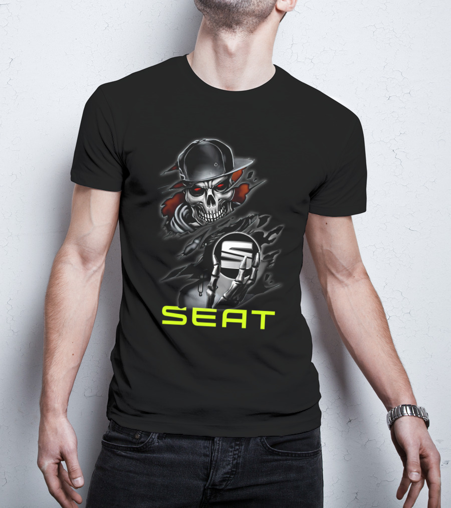 Seat Skull With Cap T-Shirt
