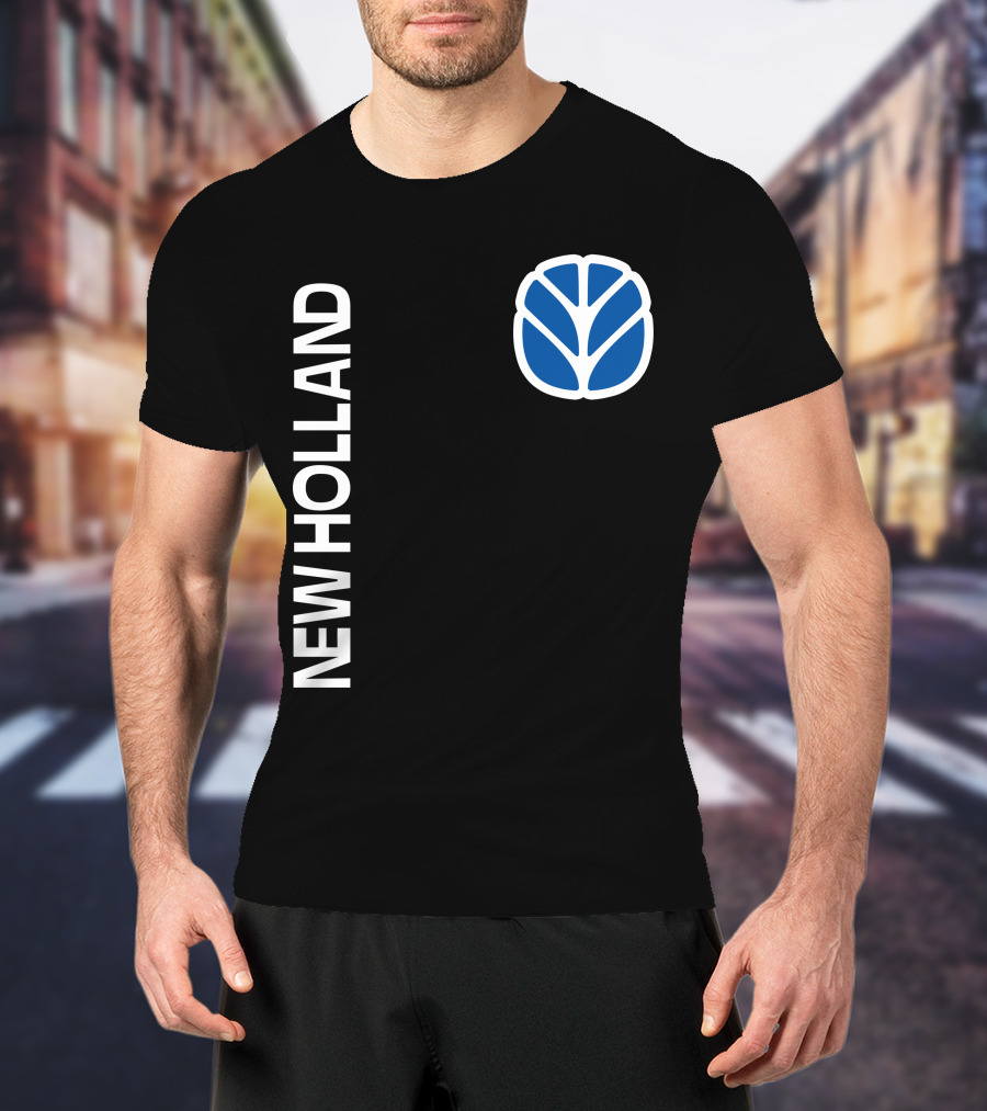 New Holland 12 Logo Blue T-Shirt