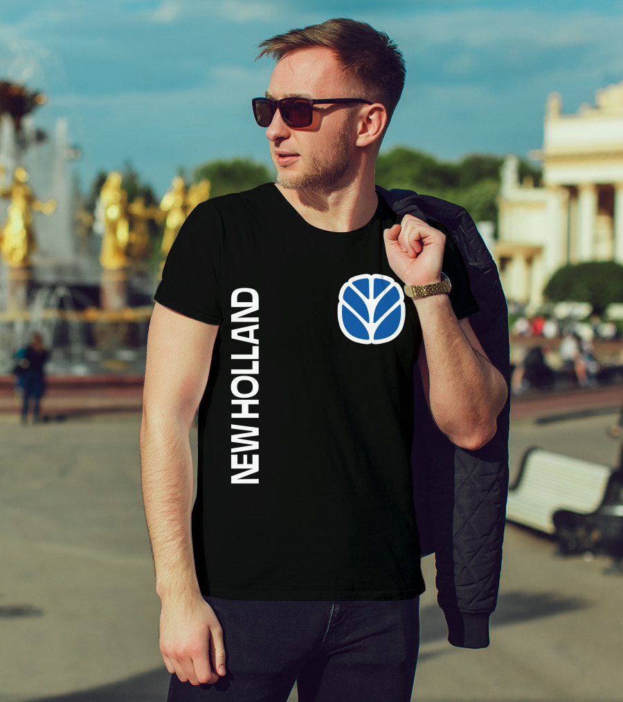 New Holland 12 Logo Blue T-Shirt