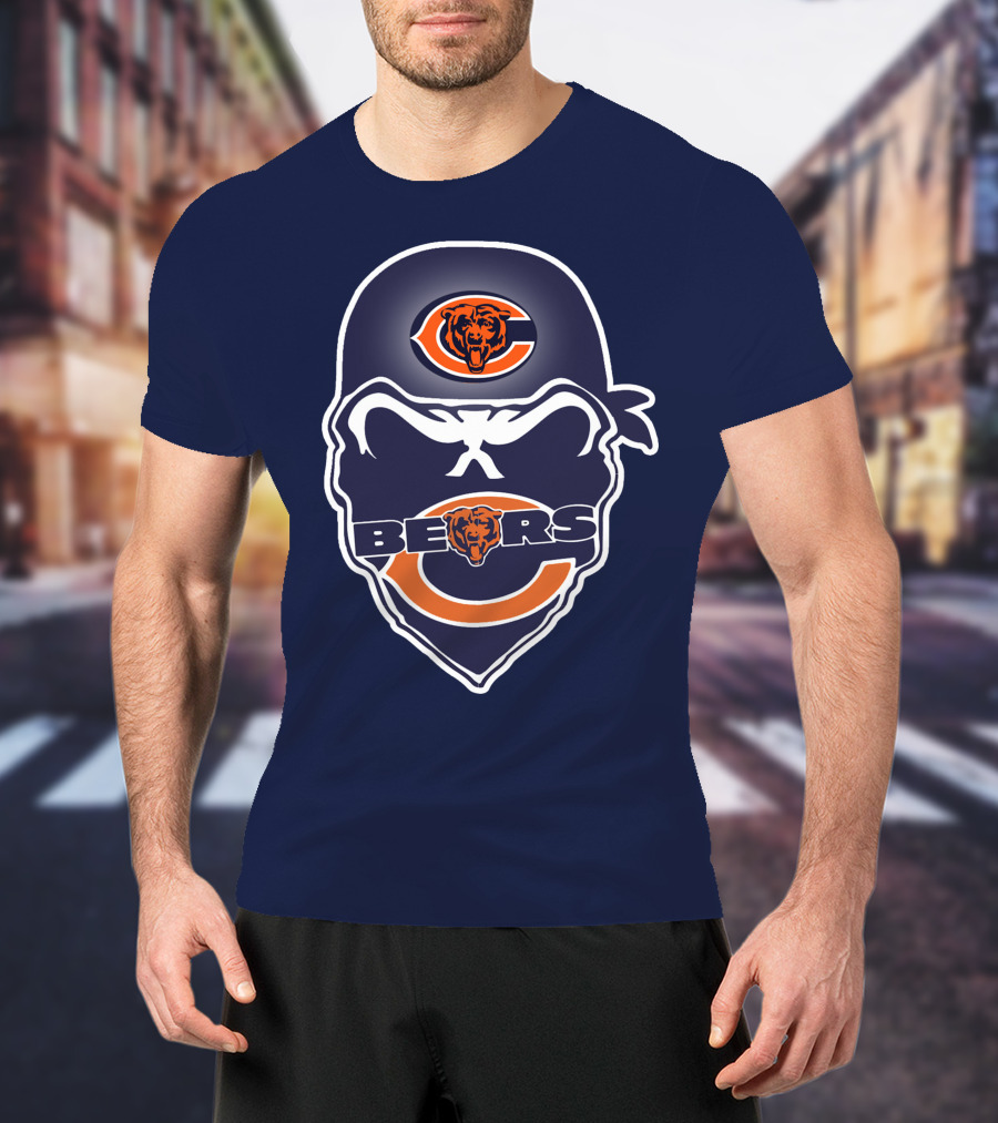 Chicago Bears Pirate Logo Bears T-Shirt