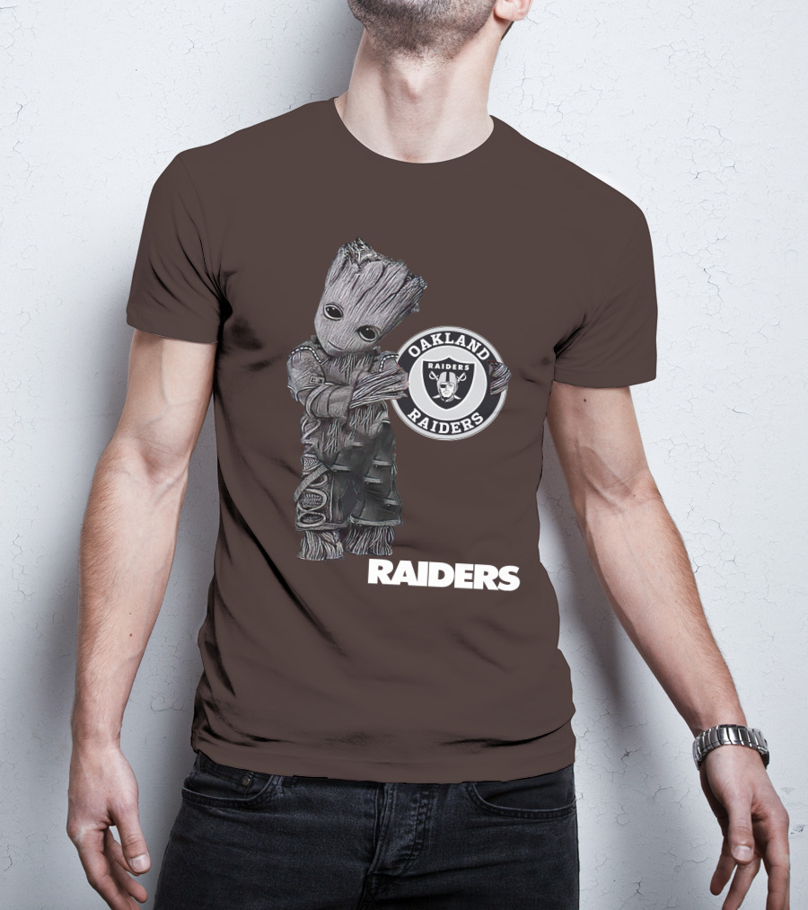 Oakland Raiders Groot Holding T-Shirt