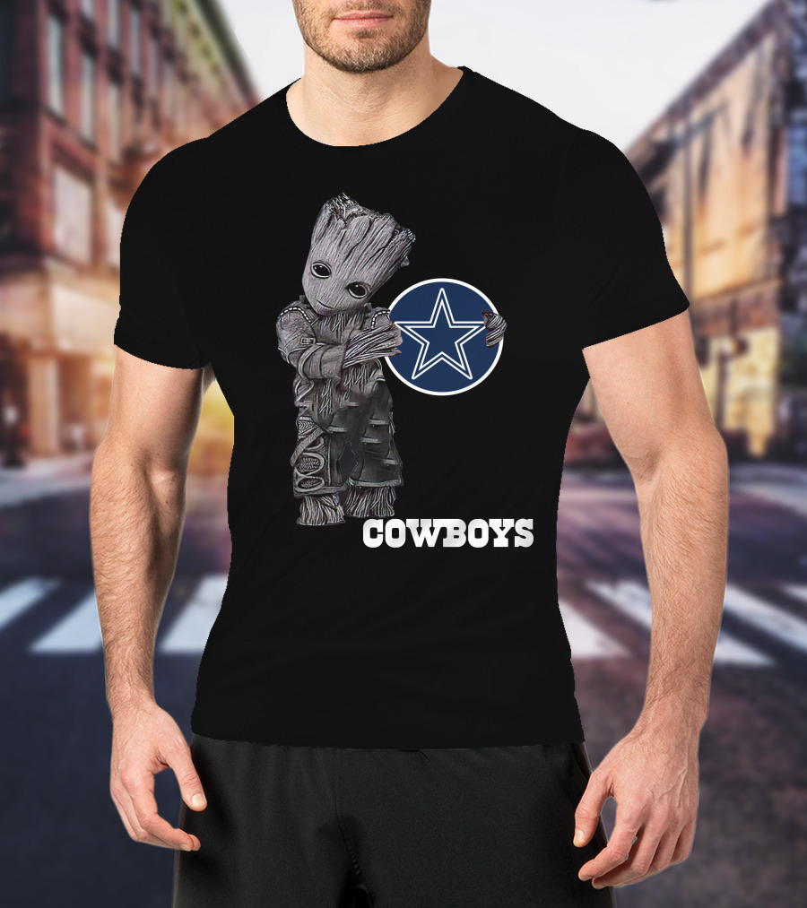Cowboys Groot Holding Dallas Star T-Shirt