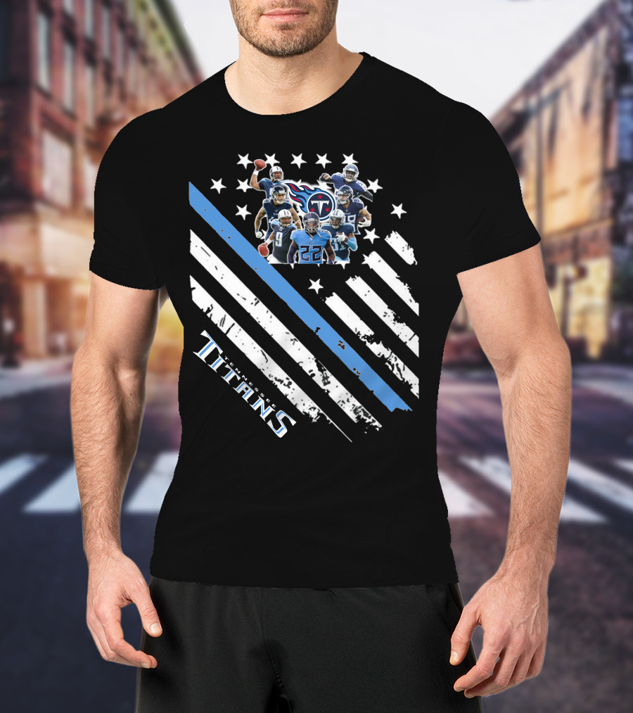 Titans 06 Nfl Team Stars And Stripes T-Shirt