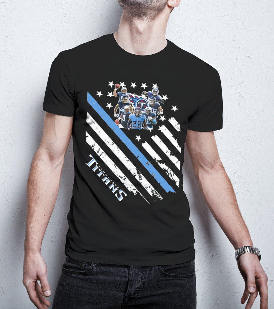 Titans 06 Nfl Team Stars And Stripes T-Shirt