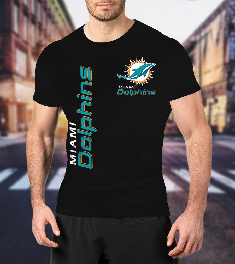 Miami Dolphins 10 Football Team T-Shirt