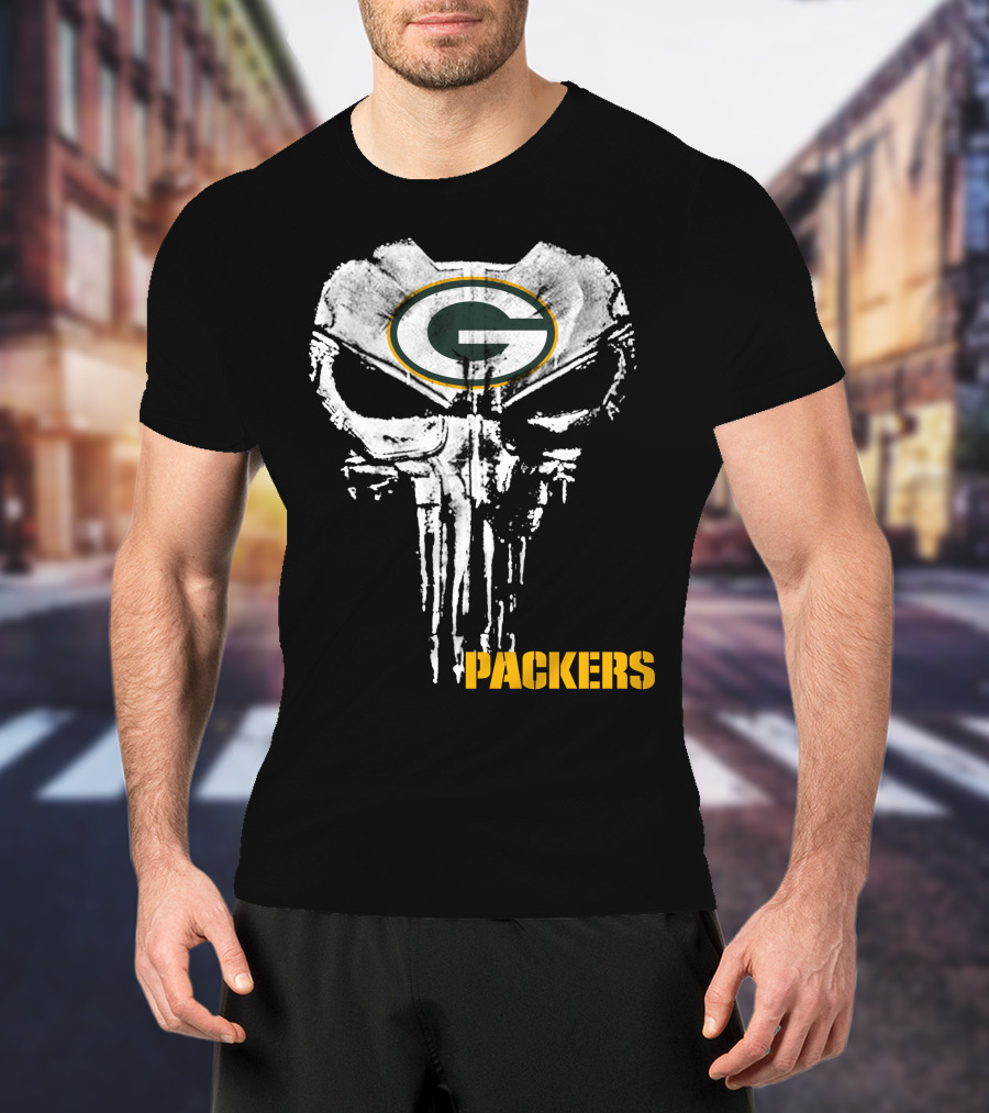 Packers G Logo Skull T-Shirt