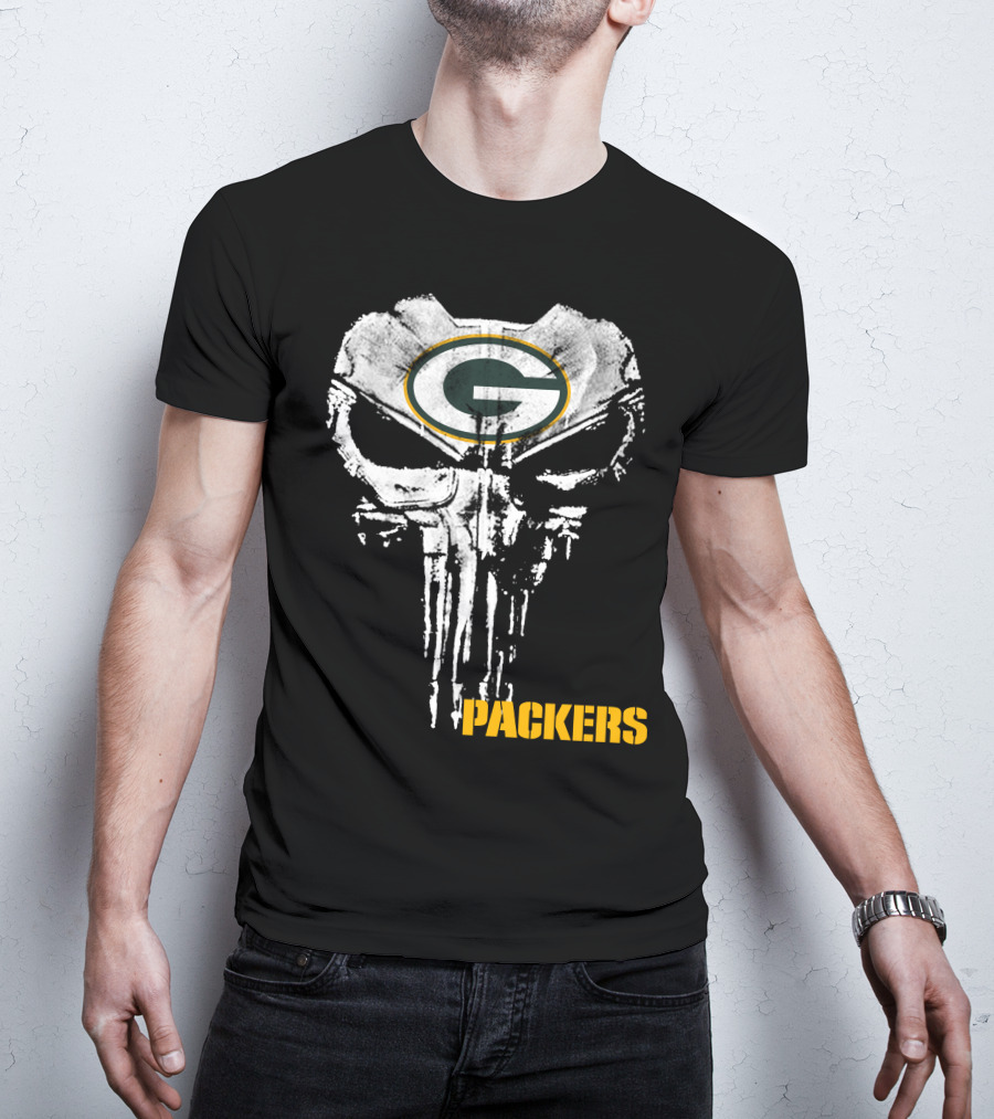 Packers G Logo Skull T-Shirt