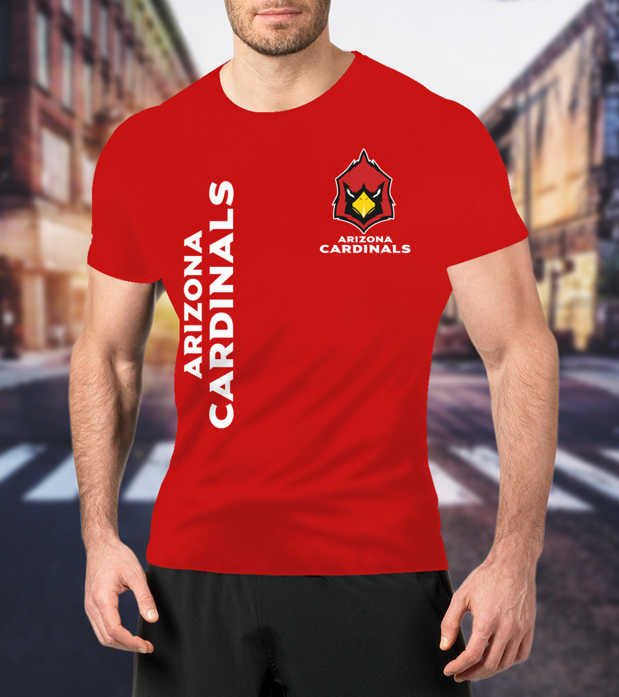 Arizona Cardinals Nfl Team Red Bold T-Shirt