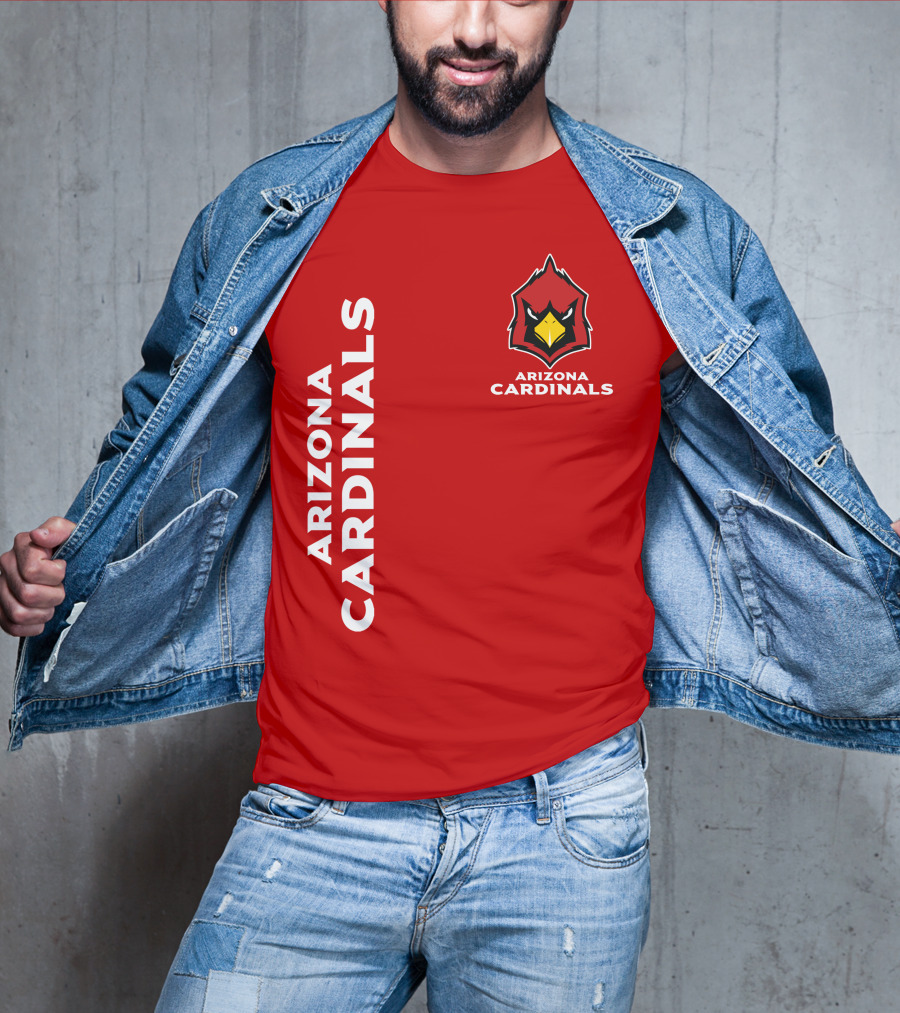 Arizona Cardinals Nfl Team Red Bold T-Shirt