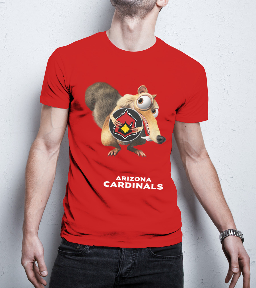 Arizona Cardinals Scrat Ice Age Collaboration T-Shirt
