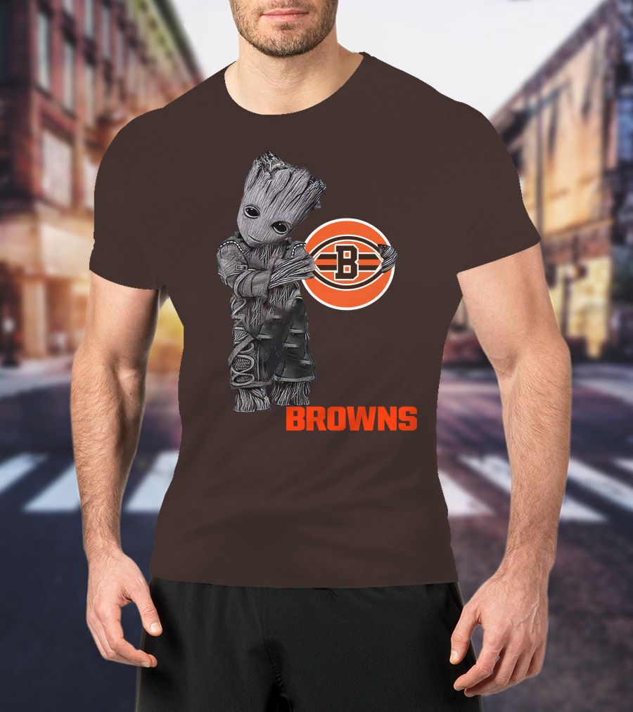 Browns Groot Meets Football Team Spirit T-Shirt