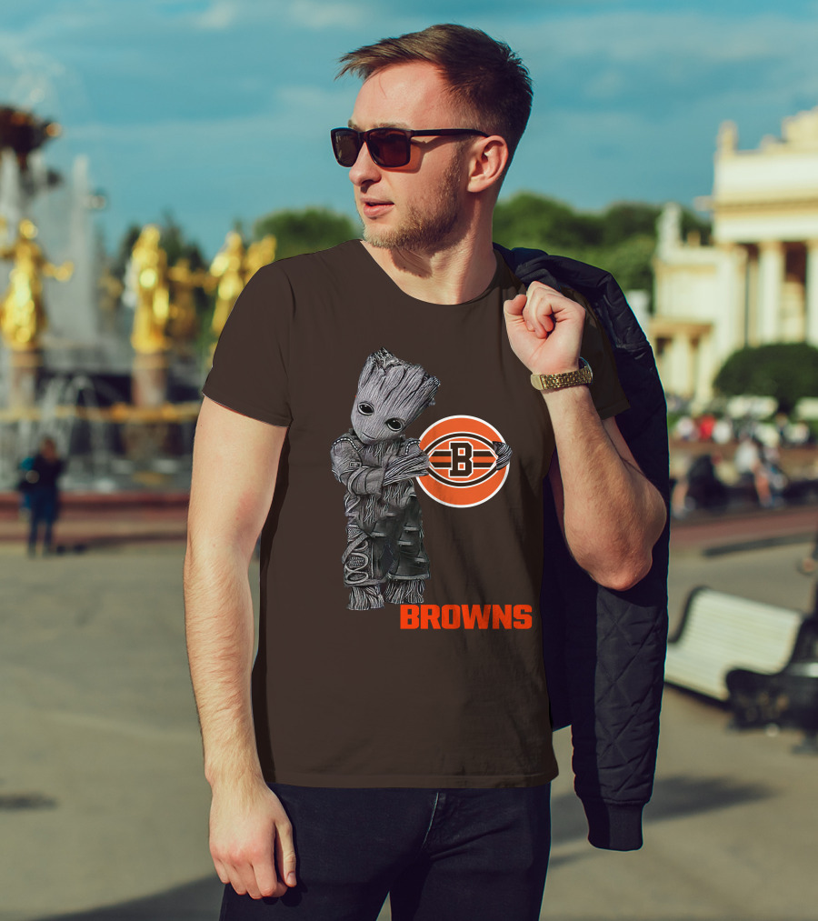 Browns Groot Meets Football Team Spirit T-Shirt