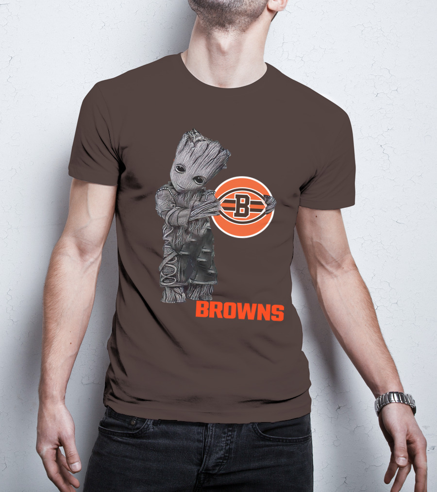 Browns Groot Meets Football Team Spirit T-Shirt