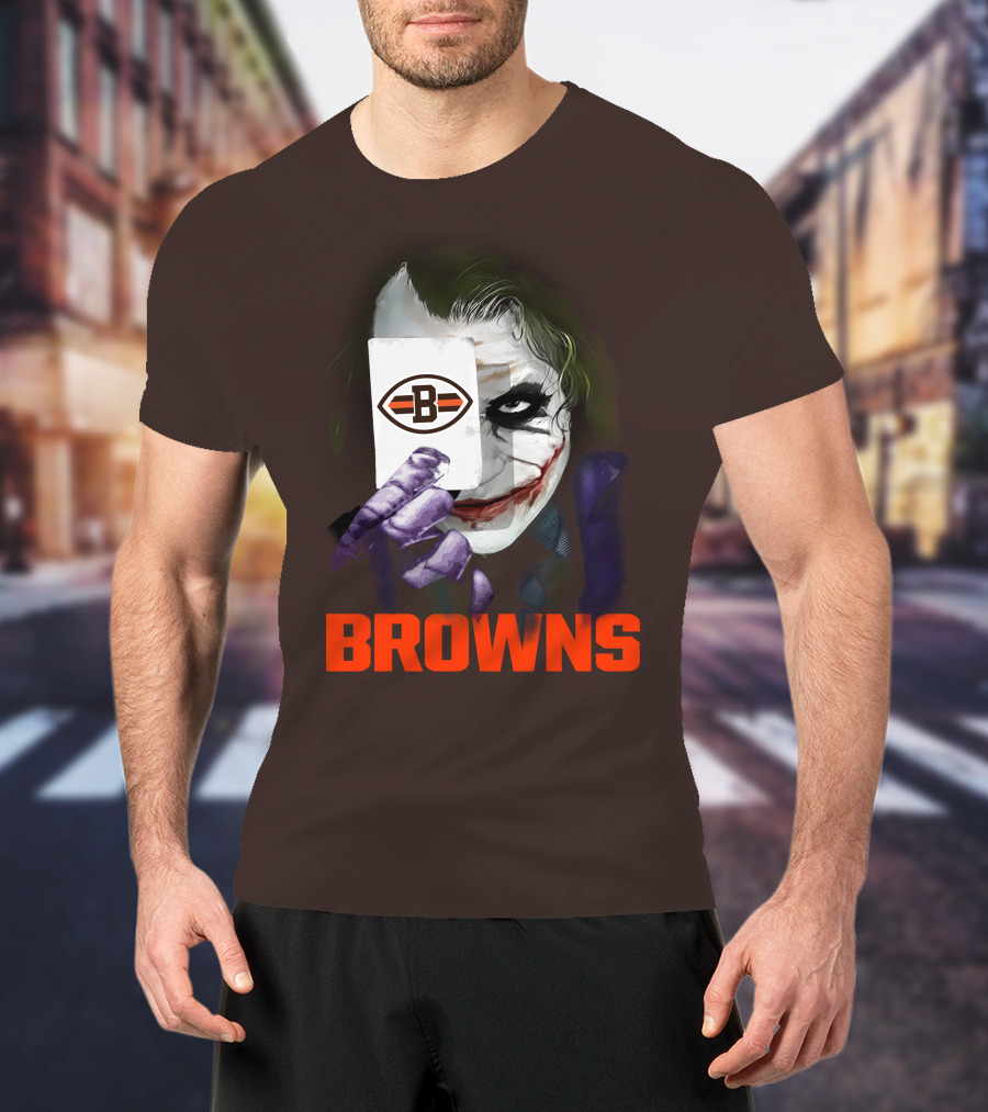 Browns Joker Card T-Shirt