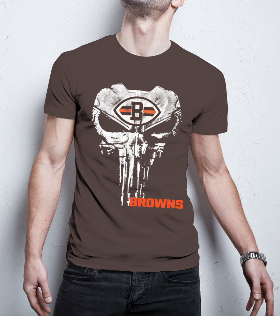 Browns Skull Logo B T-Shirt