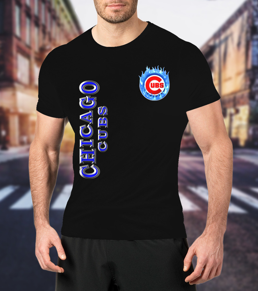 Chicago Cubs 03 Flame T-Shirt