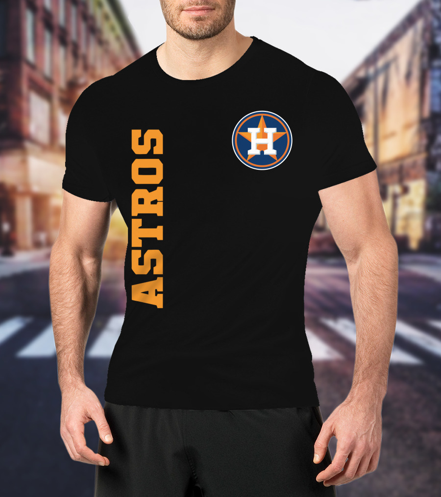 Astros Houston Logo Vertical T-Shirt