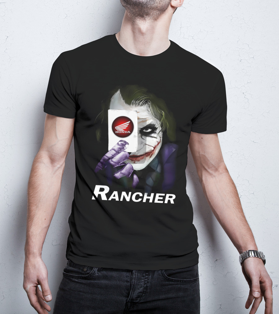 Rancher Honda Joker Playing Card T-Shirt