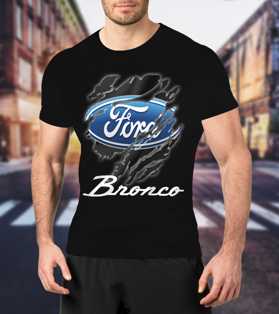 Ford Bronco Claw Mark Logo T-Shirt
