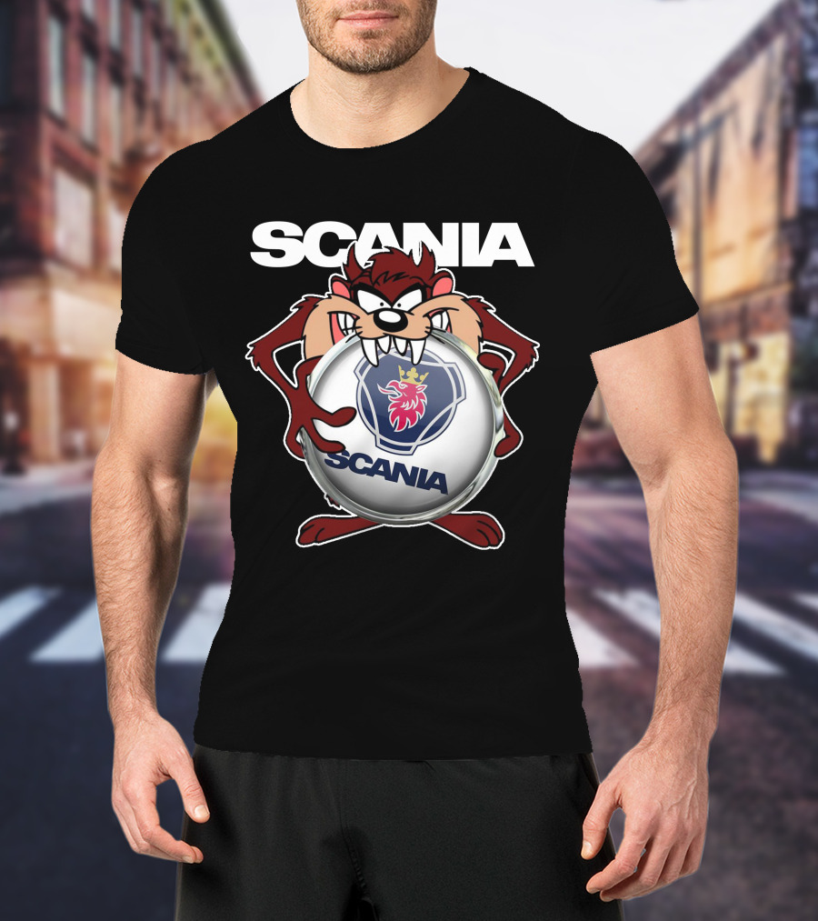 Scania Cartoon Character With Crown T-Shirt