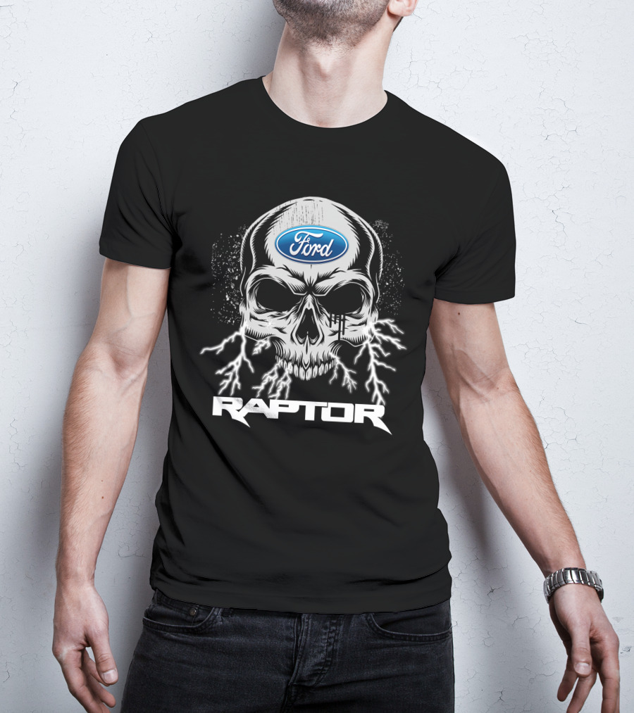 Ford Raptor Skull With Lightning T-Shirt