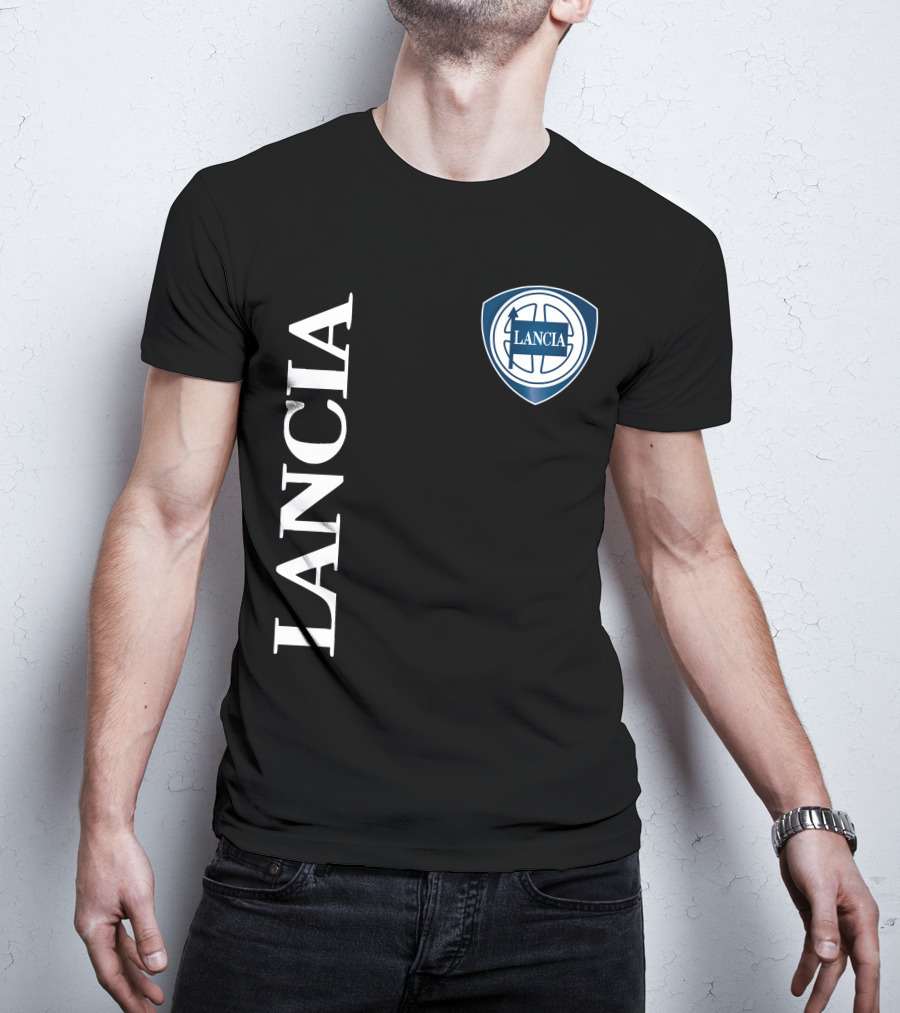 Lancia Shield Logo Vertical T-Shirt